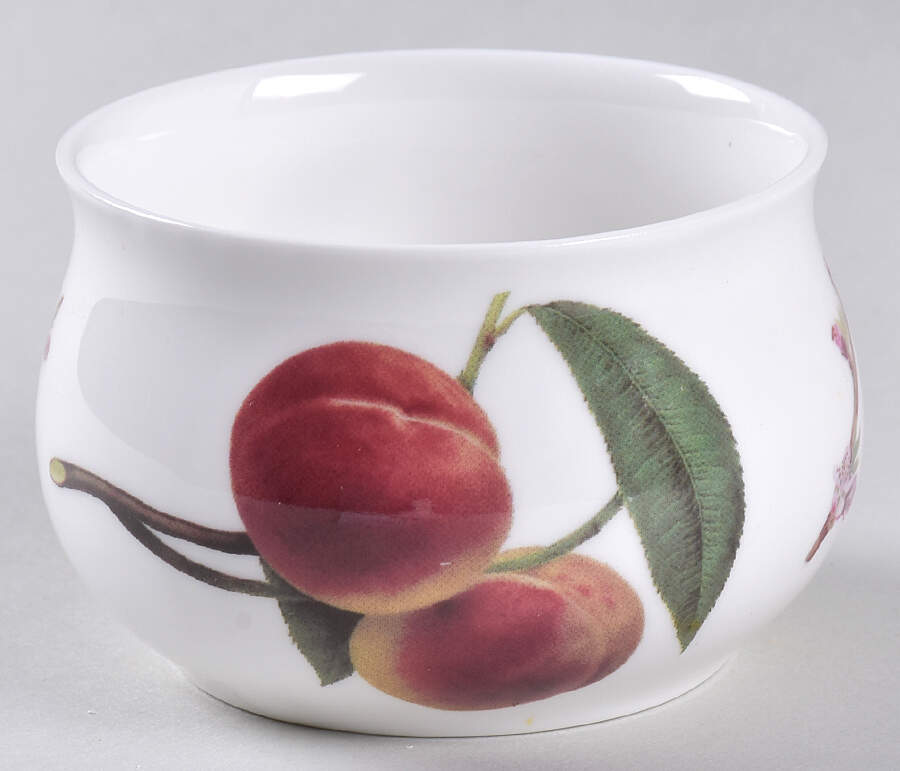 Hooker's Fruit (Bone, Made In England) Mini Sugar Bowl No Lid by Rosina-Queens-1