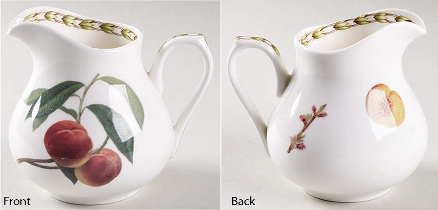 Hooker's Fruit (Bone, Made In England) Creamer by Rosina-Queens-1