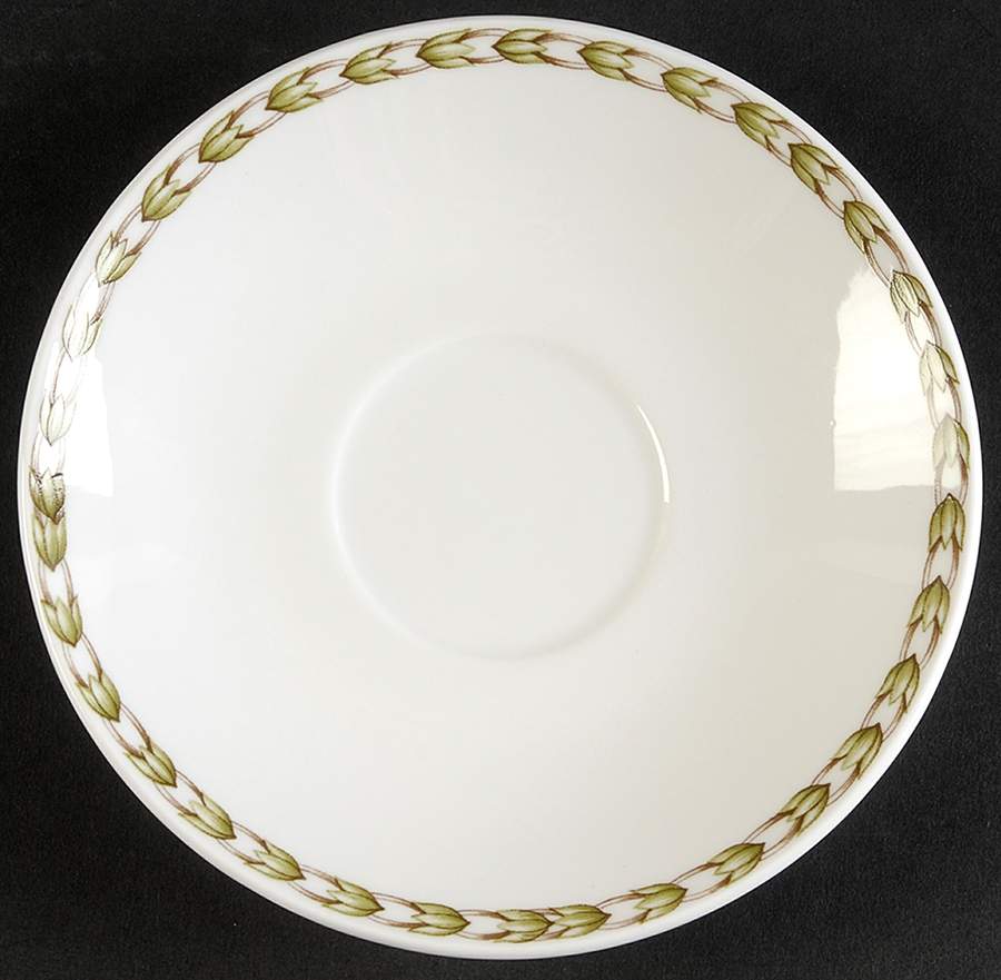 Hooker's Fruit (Bone, Made In England) Saucer for Footed Cup by Rosina-Queens-1