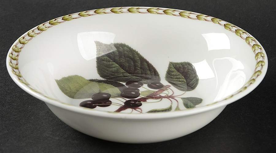 Hooker's Fruit (Bone, Made In England) Coupe Cereal Bowl by Rosina-Queens-1