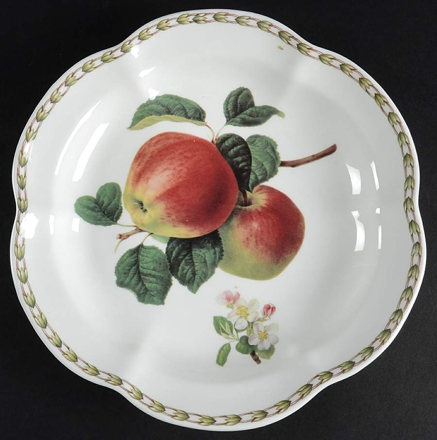 Hooker's Fruit (Bone, Made In England) 9" Victoria Tray by Rosina-Queens-1