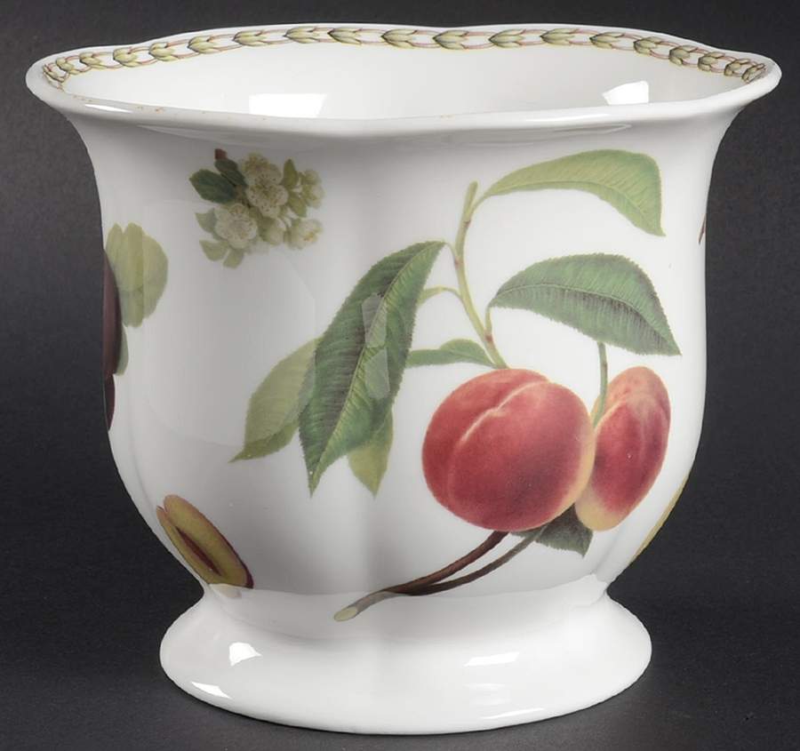 Hooker's Fruit (Bone, Made In England) 5" Cachepot by Rosina-Queens-1