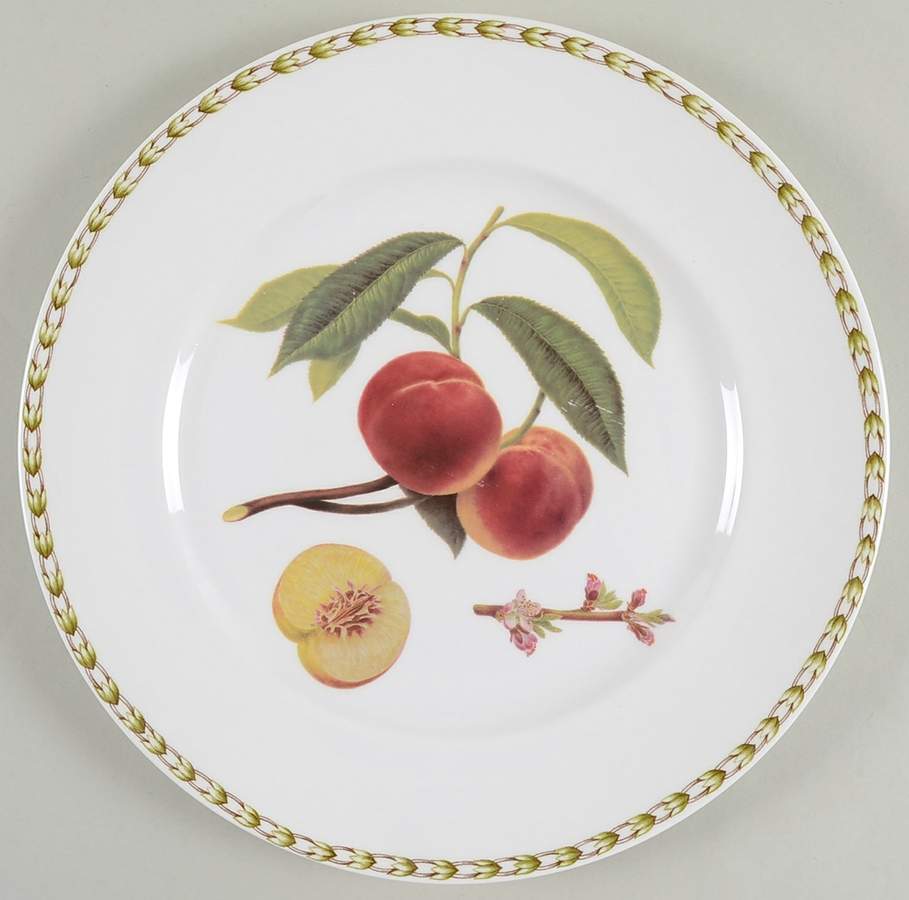 Hooker's Fruit (Bone, Made In England) Large Dinner Plate by Rosina-Queens-1
