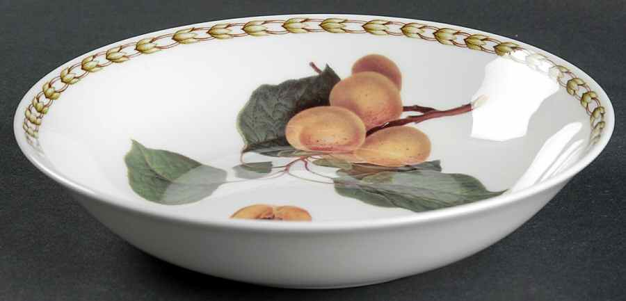 Hooker's Fruit (Bone, Made In England) Coupe Soup Bowl by Rosina-Queens-1