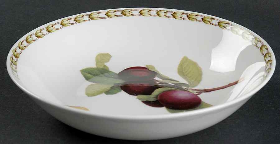 Hooker's Fruit (Bone, Made In England) Coupe Soup Bowl by Rosina-Queens-1