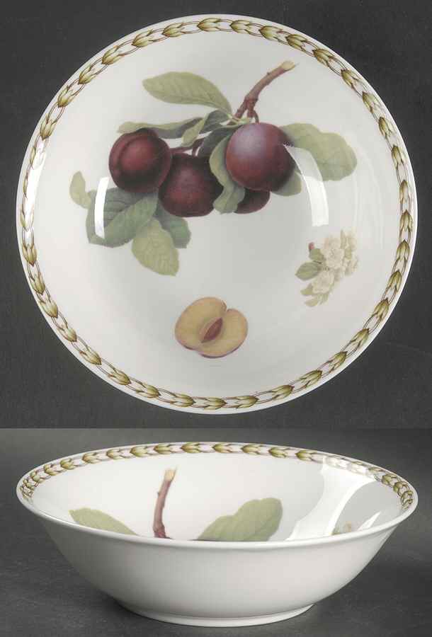 Hooker's Fruit (Bone, Made In England) Soup/Cereal Bowl by Rosina-Queens-1