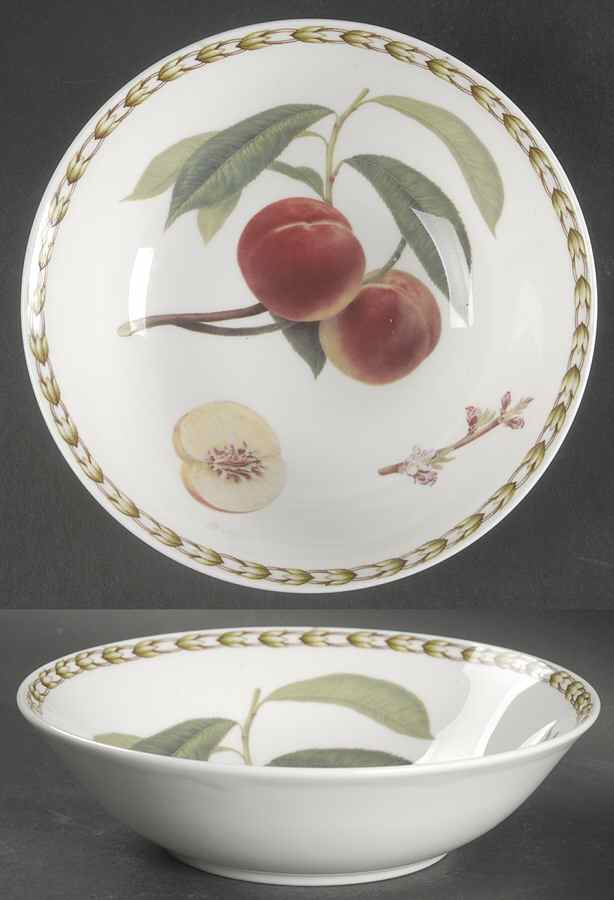 Hooker's Fruit (Bone, Made In England) Soup/Cereal Bowl by Rosina-Queens-1