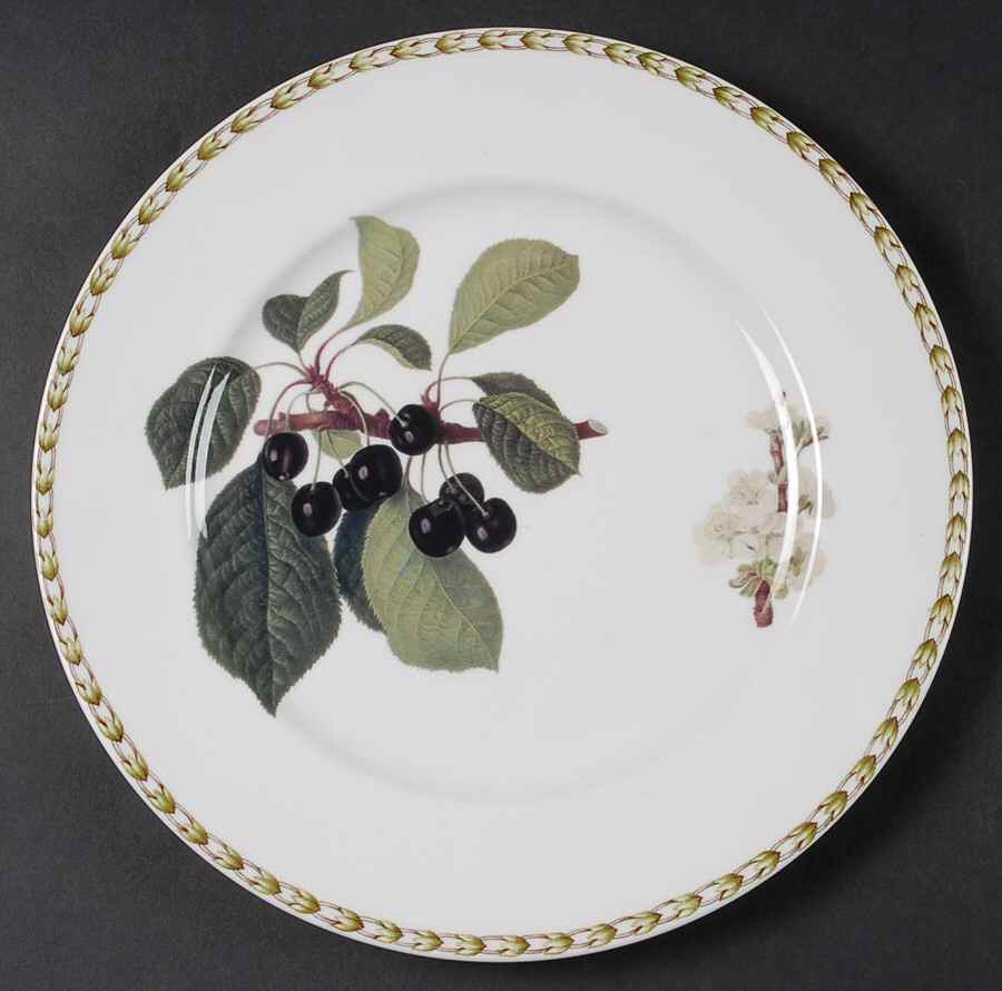 Hooker's Fruit (Bone, Made In England) Large Dinner Plate by Rosina-Queens-1
