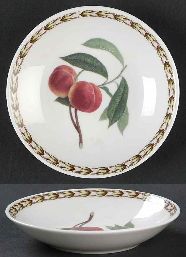 Hooker's Fruit (Bone, Made In England) Fruit/Dessert (Sauce) Bowl by Rosina-Queens-1