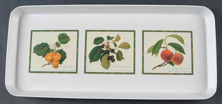 Hooker's Fruit (Bone, Made In England) 13" Melamine Sandwich Tray by Rosina-Queens-1