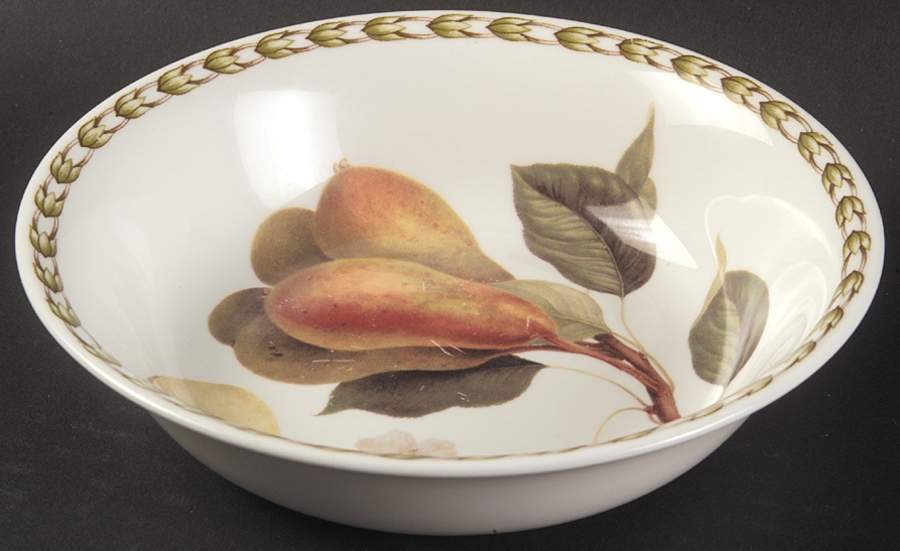 Hooker's Fruit (Bone, Made In England) Coupe Cereal Bowl by Rosina-Queens-1
