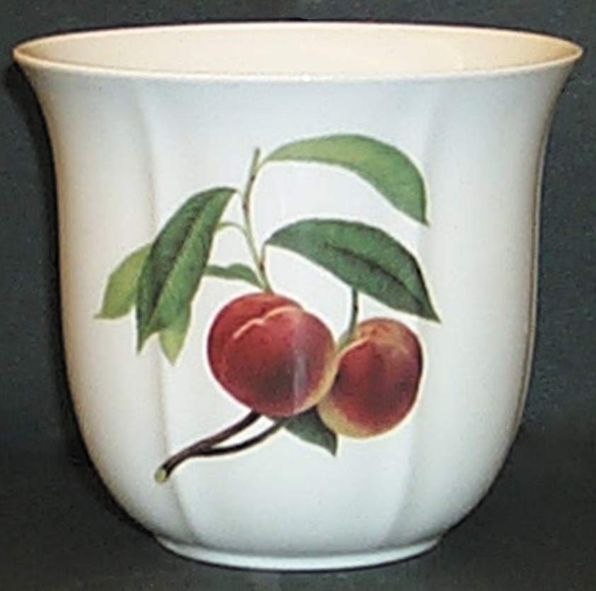 Hooker's Fruit (Bone, Made In England) Small Cachepot by Rosina-Queens-1