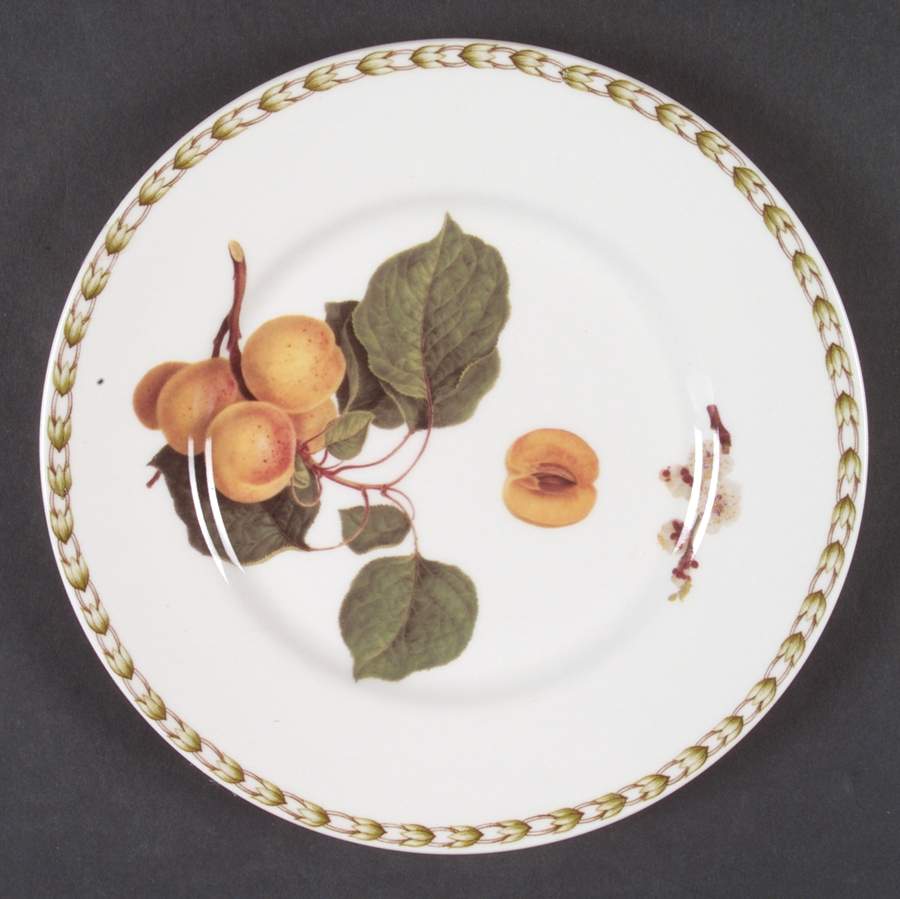Hooker's Fruit (Bone, Made In England) Salad Plate by Rosina-Queens-1