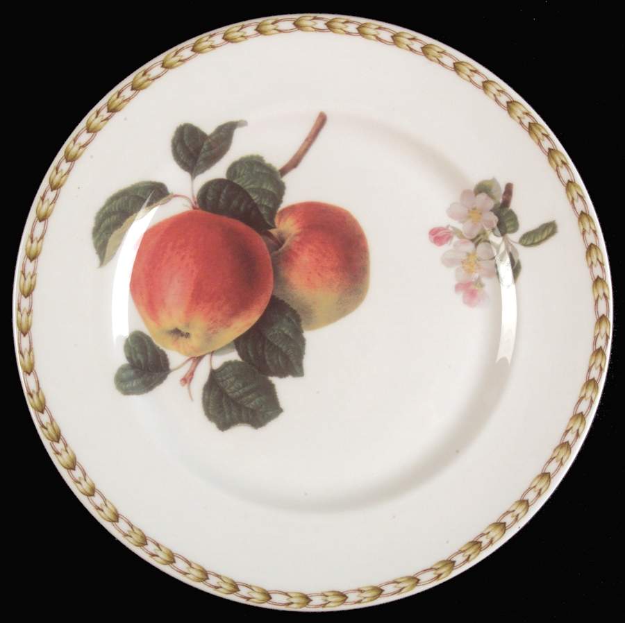 Hooker's Fruit (Bone, Made In England) Salad Plate by Rosina-Queens-1
