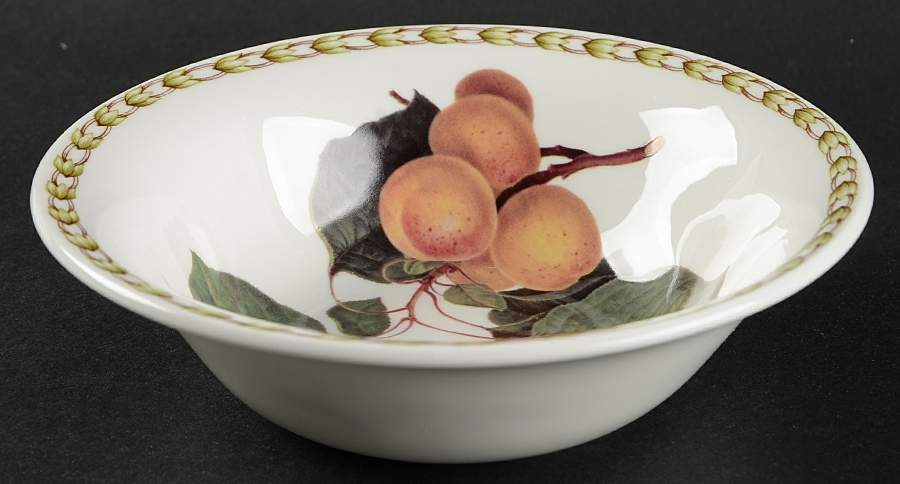 Hooker's Fruit (Bone, Made In England) Coupe Cereal Bowl by Rosina-Queens-1