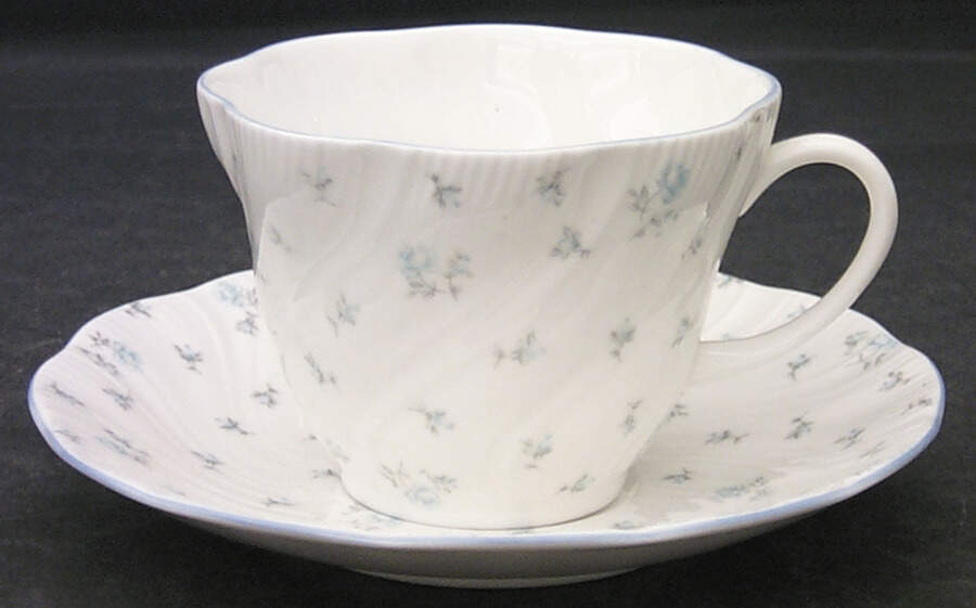 Louise Flat Cup & Saucer Set by Rosina-Queens-1