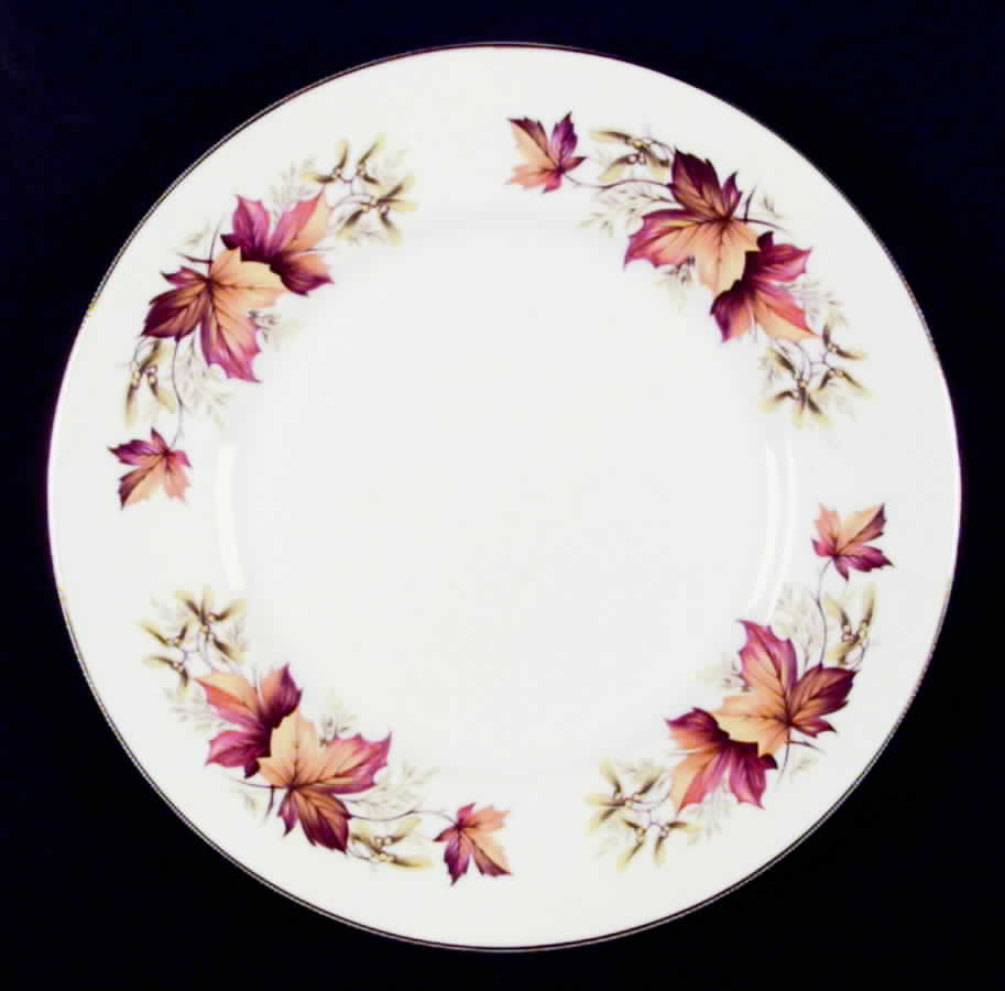 Maple Leaf Salad Plate by Rosina-Queens-1