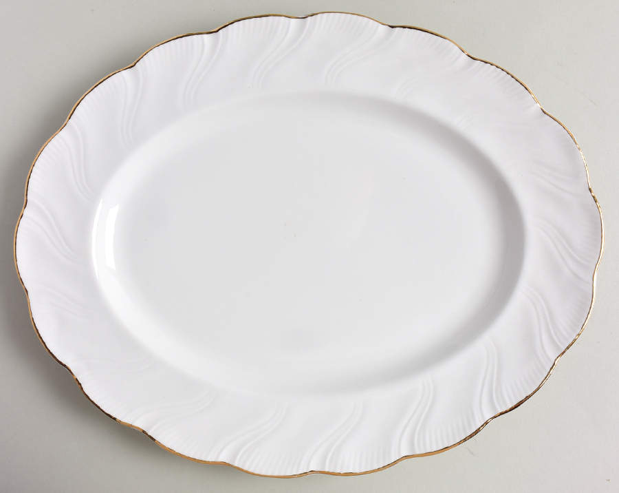 Marie 13" Oval Serving Platter by Rosina-Queens-1