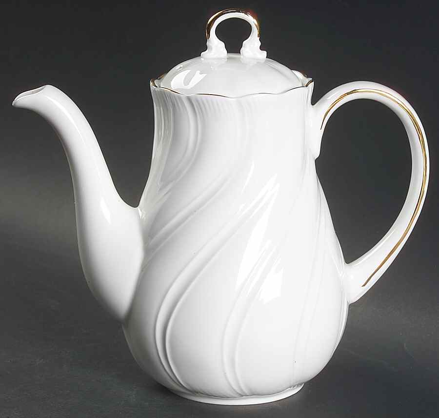 Marie Coffee Pot & Lid by Rosina-Queens-1
