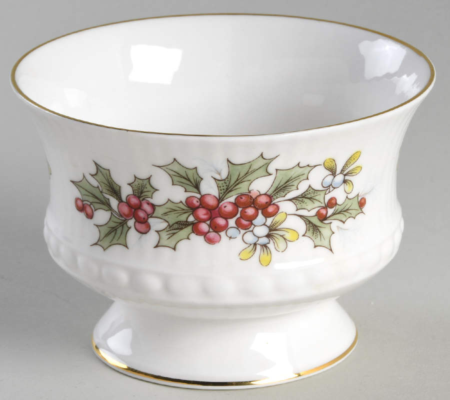 Old St. Nicholas (Scalloped, Ribbed) Open Sugar Bowl by Rosina-Queens-1