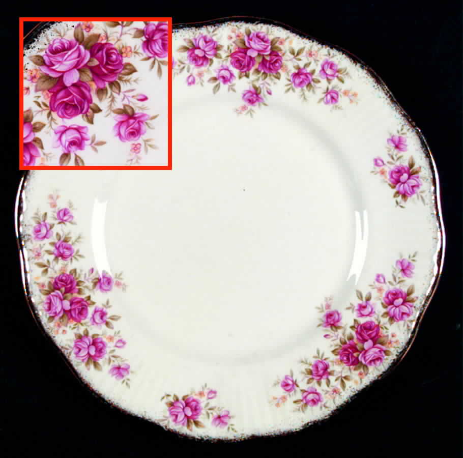 Queens Roses Salad Plate by Rosina-Queens-1