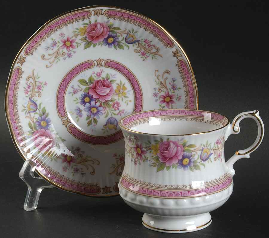 Richmond Footed Cup & Saucer Set by Rosina-Queens-1