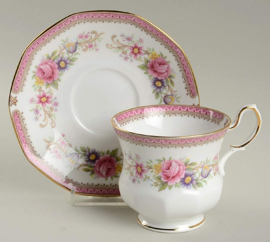 Richmond Footed Cup & Saucer Set by Rosina-Queens-1