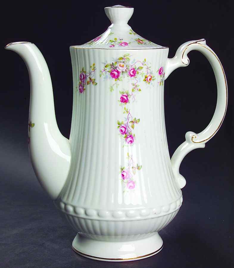 Rosamund Coffee Pot & Lid by Rosina-Queens-1