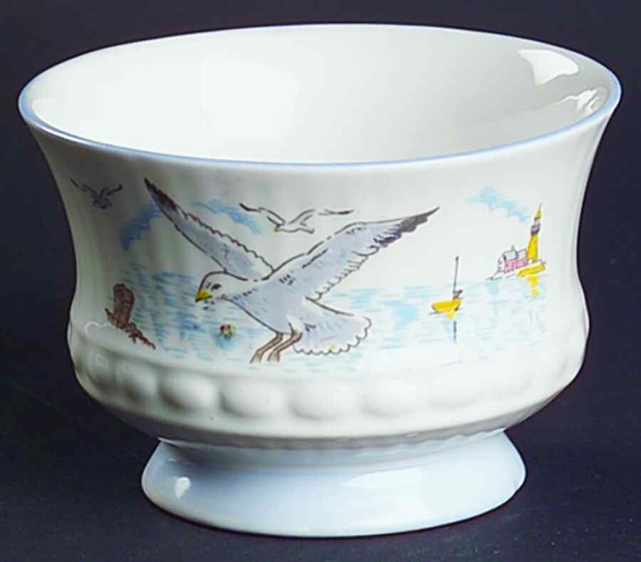 Seagull (Smooth) Open Sugar Bowl by Rosina-Queens-1