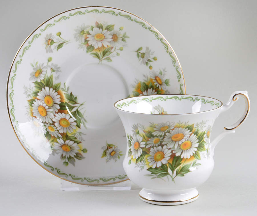 Special Flowers (No Month) Footed Cup & Saucer Set by Rosina-Queens-1