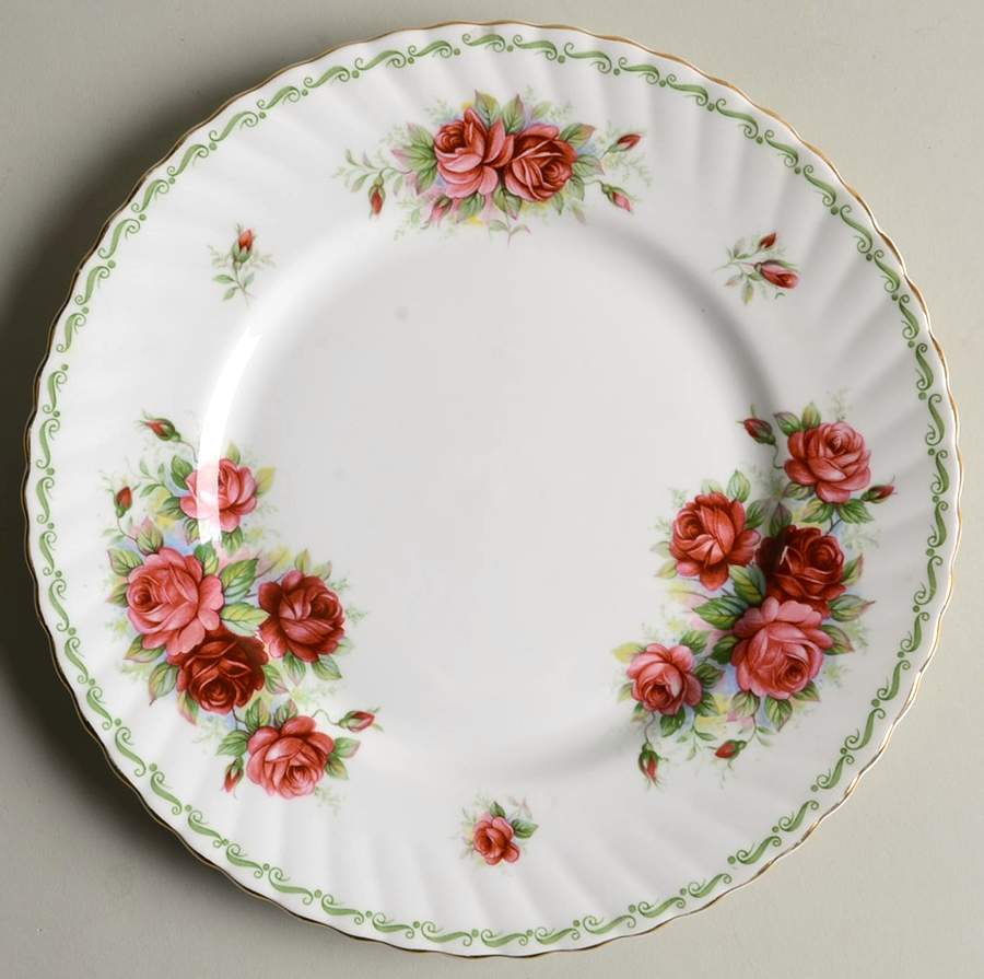 Special Flowers (No Month) Salad Plate by Rosina-Queens-1