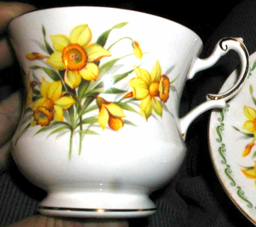 Special Flowers (No Month) Footed Cup by Rosina-Queens-1