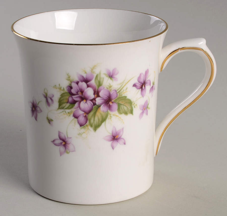 Violets Mug by Rosina-Queens-1