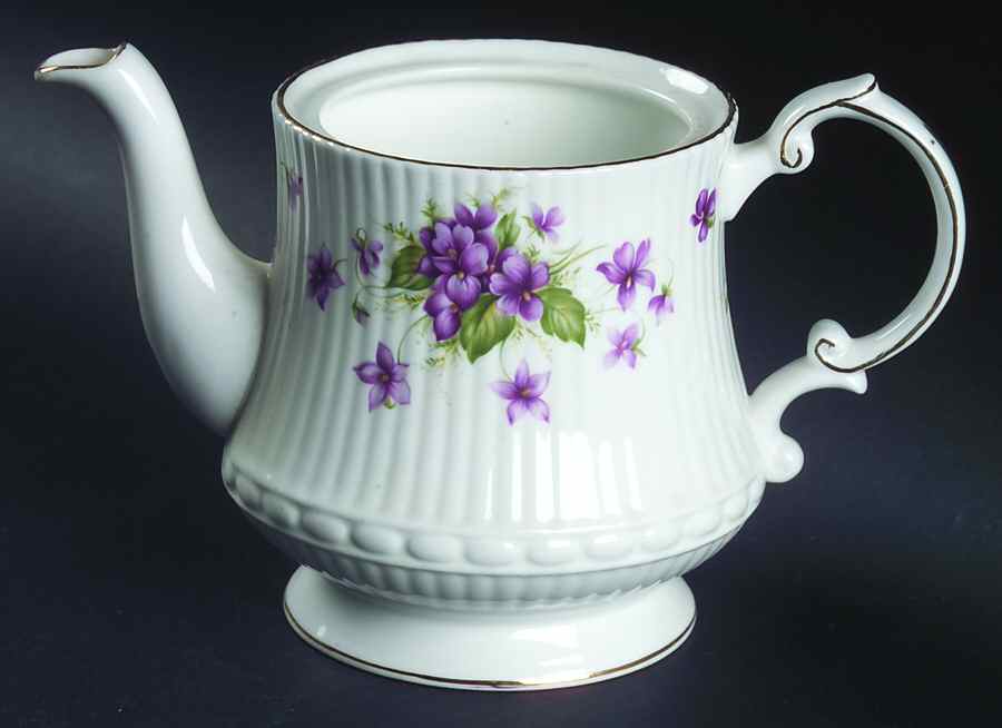 Violets Mini Teapot No Lid by Rosina-Queens-1