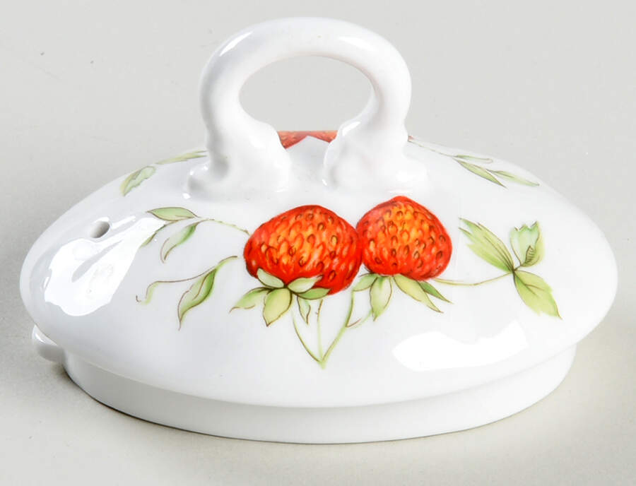 Virginia Strawberry Lid for Teapot by Rosina-Queens-1