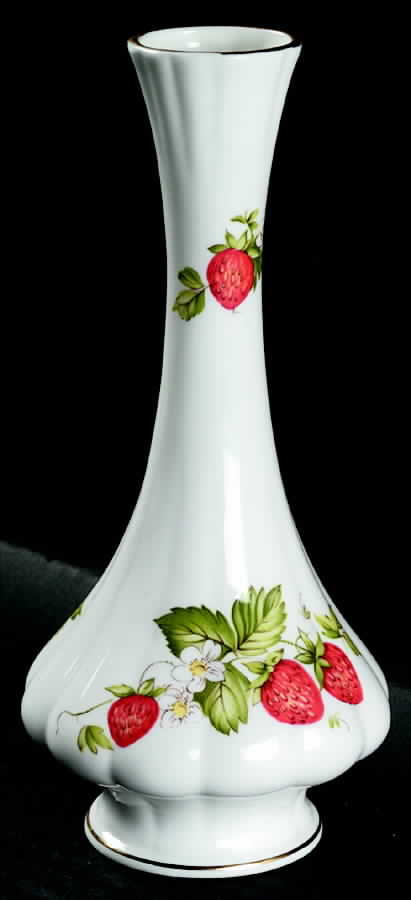 Virginia Strawberry 7" Bud Vase by Rosina-Queens-1