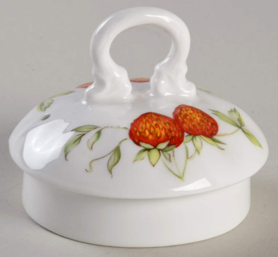 Virginia Strawberry Lid for Coffee Pot by Rosina-Queens-1
