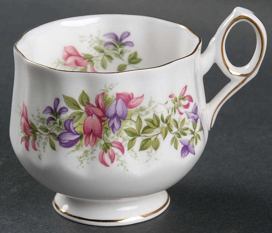 Wild Flowers Footed Cup by Rosina-Queens-1