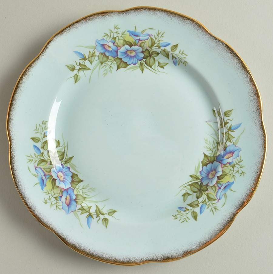 Wild Flowers Salad Plate by Rosina-Queens-1