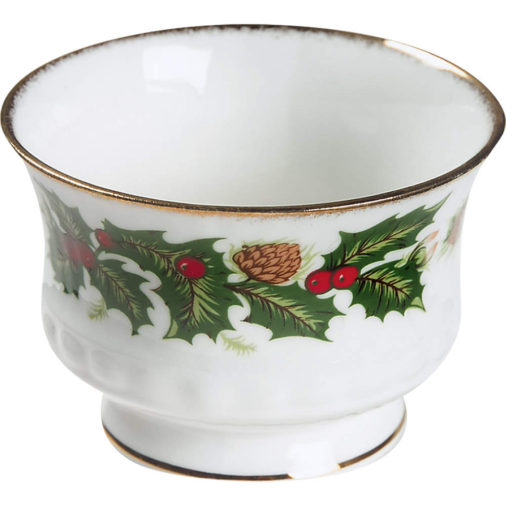 Yuletide (Scalloped) Open Sugar Bowl by Rosina-Queens-1