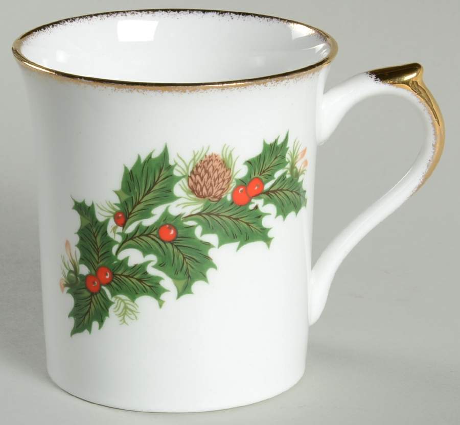 Yuletide (Scalloped) Mug by Rosina-Queens-1