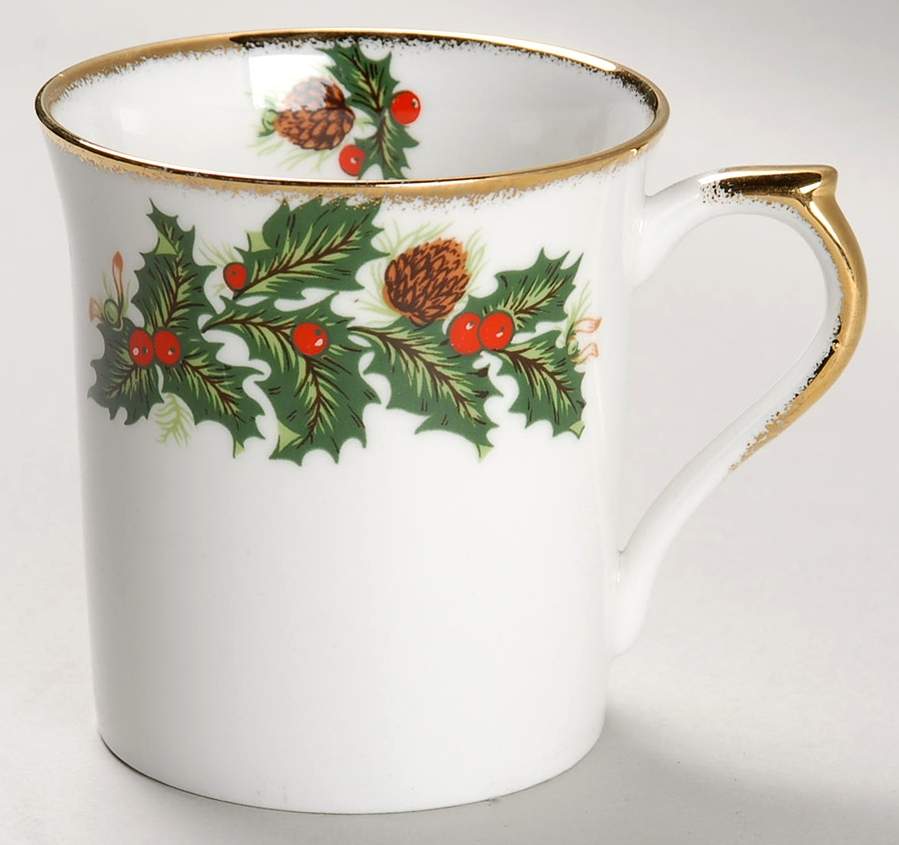 Yuletide (Scalloped) Mug by Rosina-Queens-1