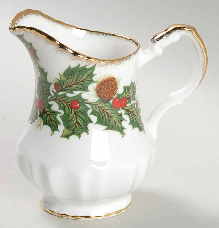 Yuletide (Scalloped) Mini Creamer by Rosina-Queens-1
