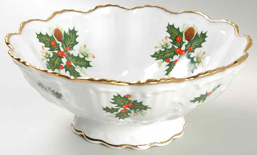 Yuletide (Scalloped) Large All Purpose Bowl by Rosina-Queens-1