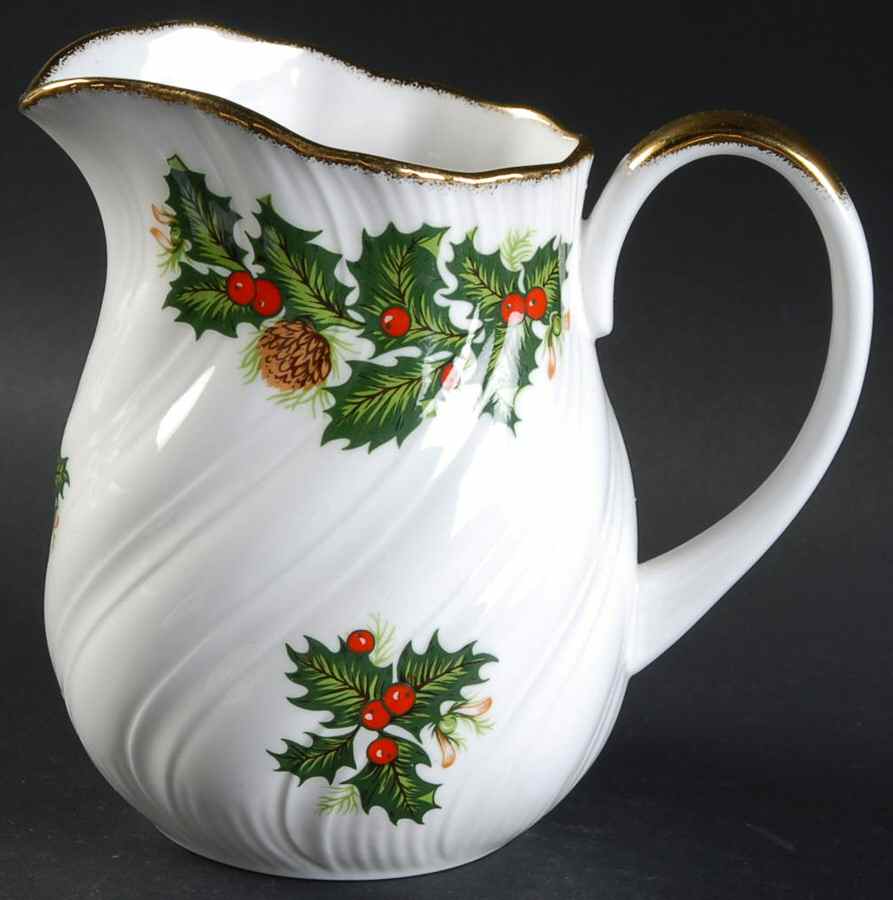 Yuletide (Scalloped) 16 Oz Pitcher by Rosina-Queens-1
