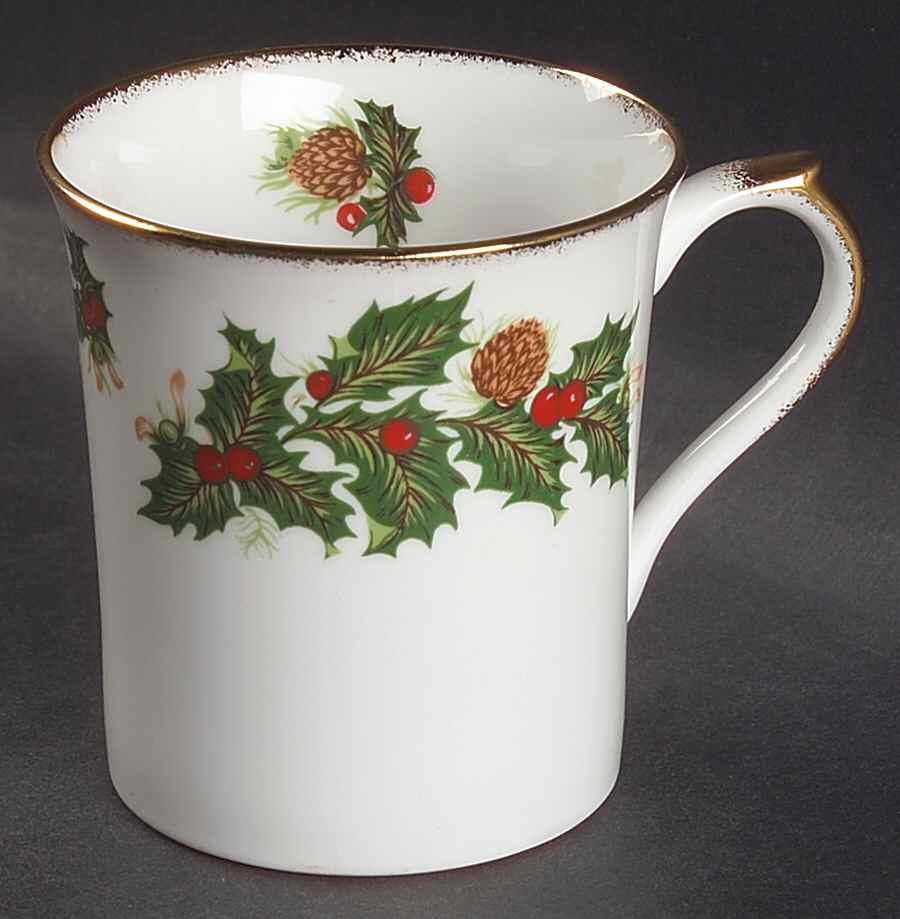 Yuletide (Scalloped) Mug by Rosina-Queens-1