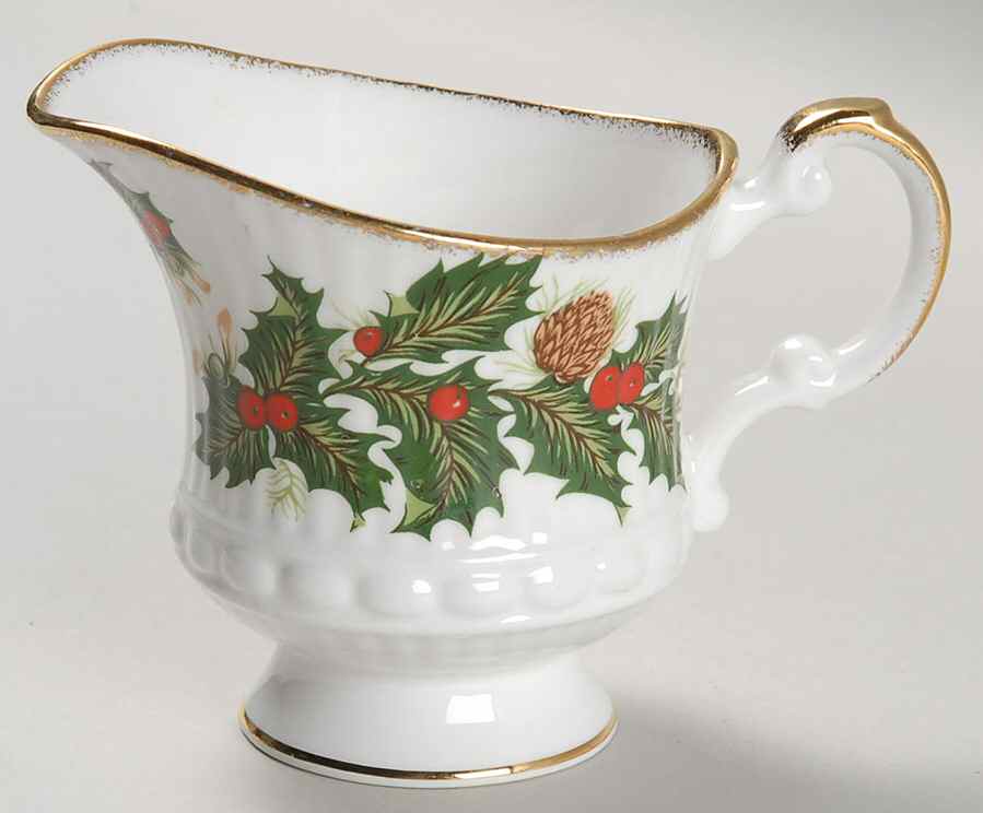 Yuletide (Scalloped) Creamer by Rosina-Queens-1