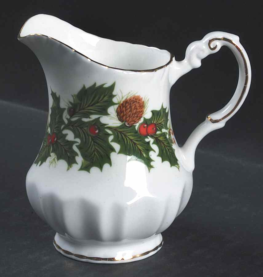 Yuletide (Scalloped) Creamer by Rosina-Queens-1