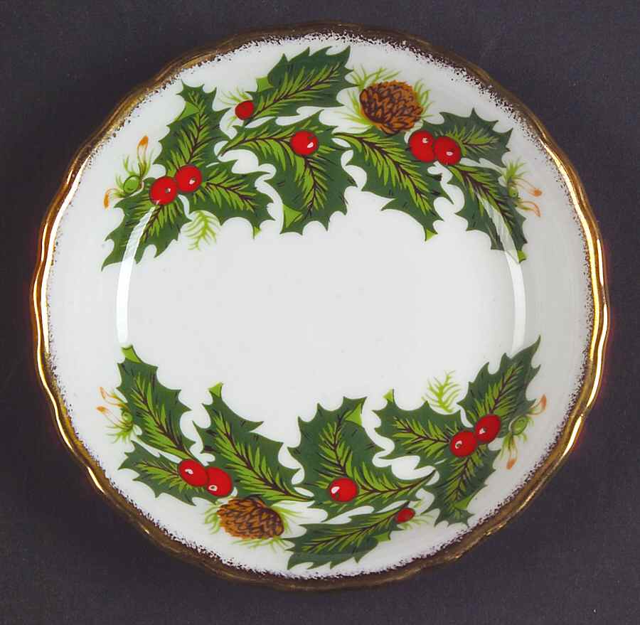 Yuletide (Scalloped) Coaster by Rosina-Queens-1