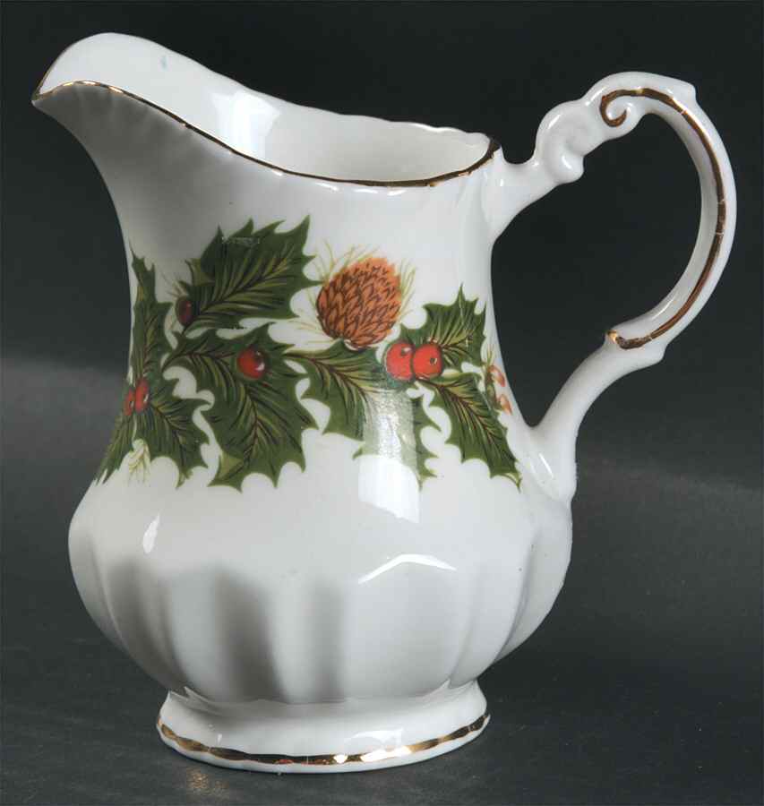 Yuletide (Scalloped) Creamer by Rosina-Queens-1